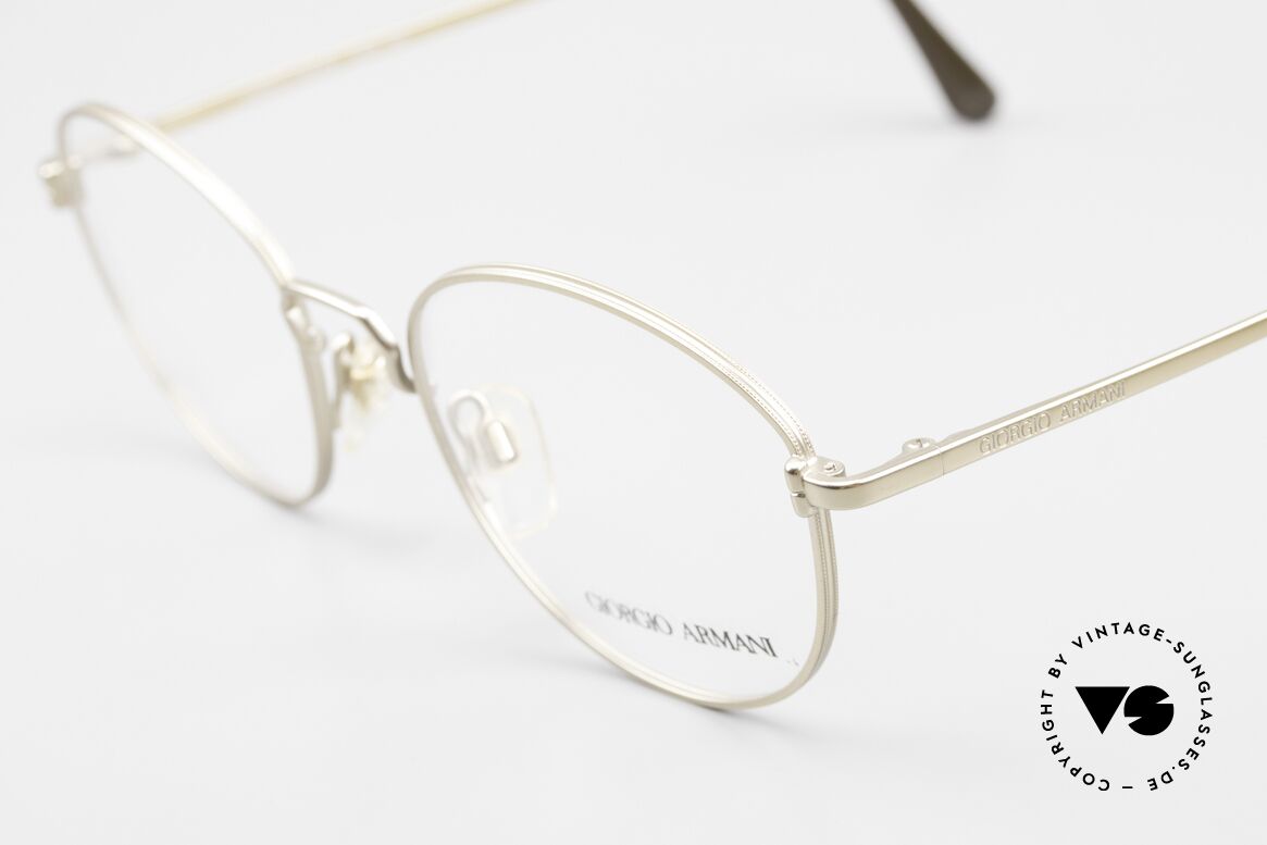 Giorgio Armani 174 Classic 80's Panto Eyeglasses, elegant metal frame in tangible top notch quality!, Made for Men and Women