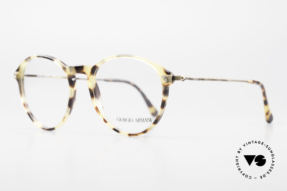 Giorgio Armani 329 Women's & Men's Glasses 90's, very interesting frame pattern; in S to M size 50-18, Made for Men and Women