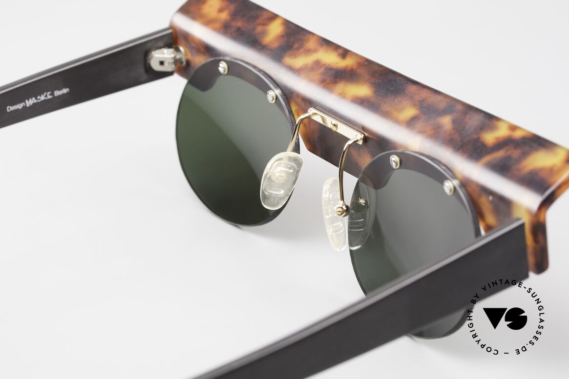 Design Maske Berlin Kappa Crazy Vintage Art Sunglasses, Size: large, Made for Men and Women