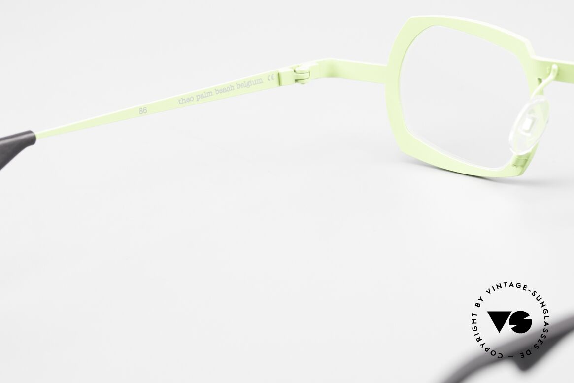 Theo Belgium Palm Beach Titanium Glasses Women & Men, Size: medium, Made for Men and Women