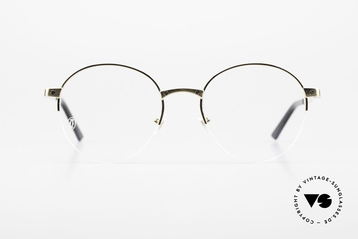 Cartier Core Range CT0108O Panto Eyeglasses Semi Rimless, Panto eyeglasses by CARTIER for ladies and gents, Made for Men and Women