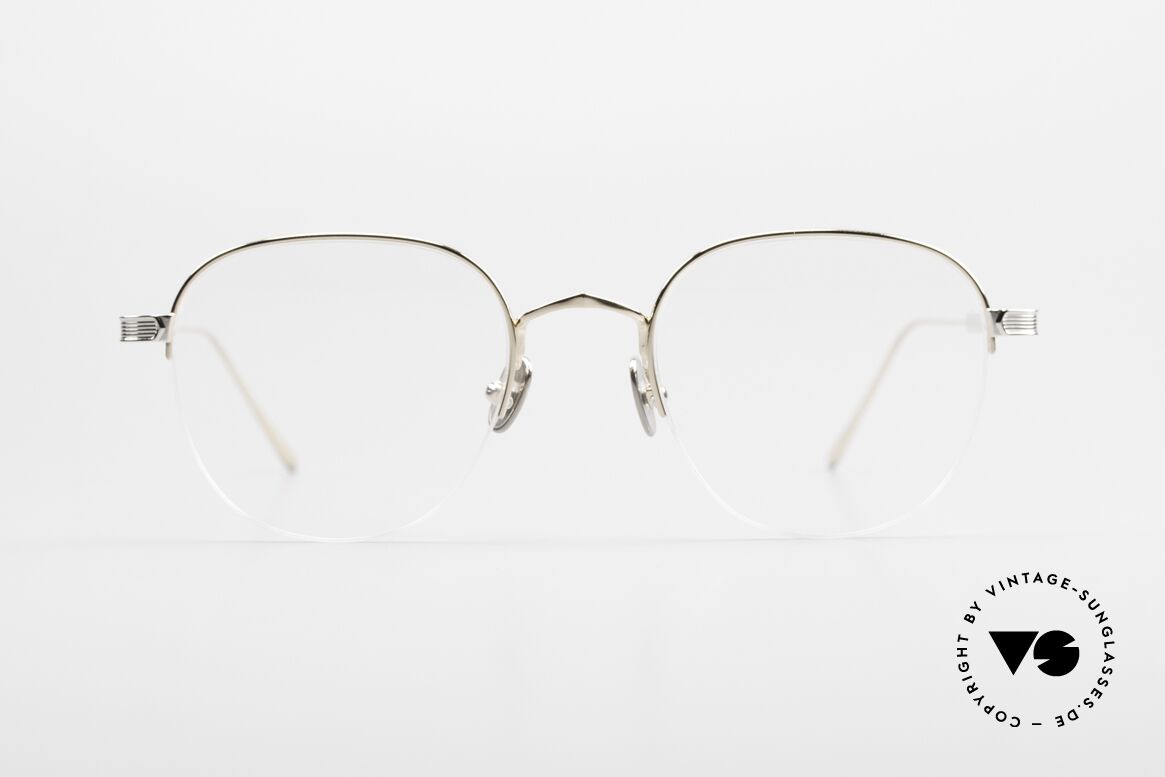 Cartier Titanium CT0164O Panto Glasses Ladies & Gents, model CT0164O, col. 002 (gold/silver), size 50x21, Made for Men and Women