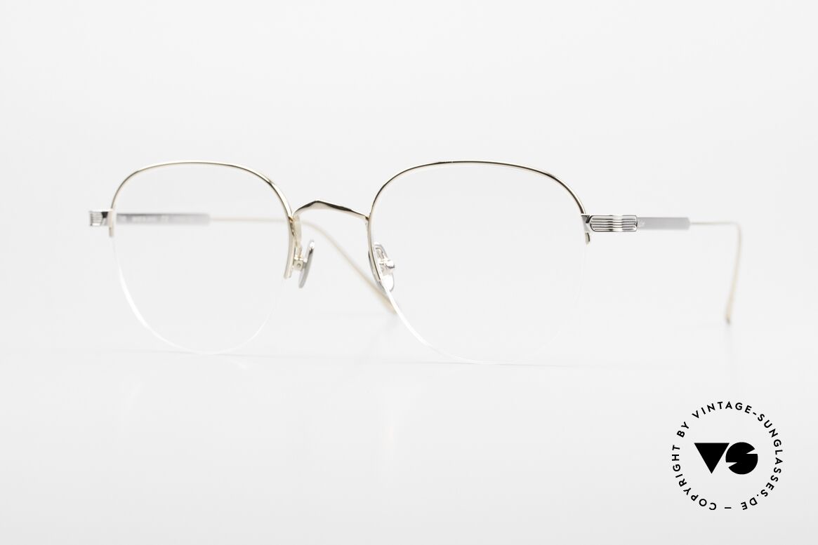 Cartier Titanium CT0164O Panto Glasses Ladies & Gents, precious original; semi rimless with Nylor thread, Made for Men and Women