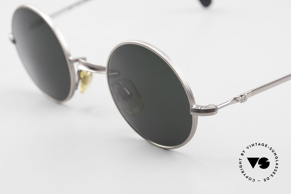 Giorgio Armani EA013 Small Round 90's Sunglasses, unworn, NOS (like all our 90's designer classics), Made for Men and Women