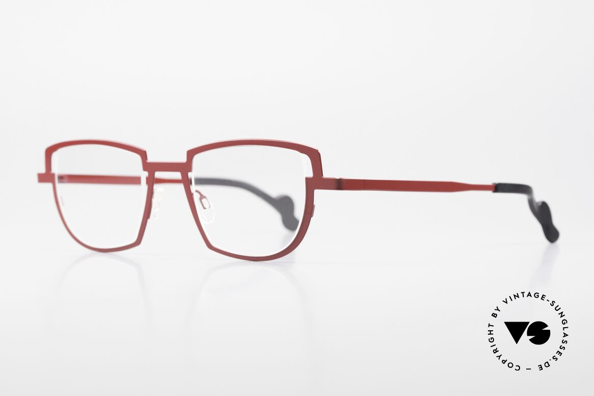 Theo Belgium Modify Women's Eyeglasses Red Frame, an eye-catcher; made for the avant-garde & trend-setters, Made for Women