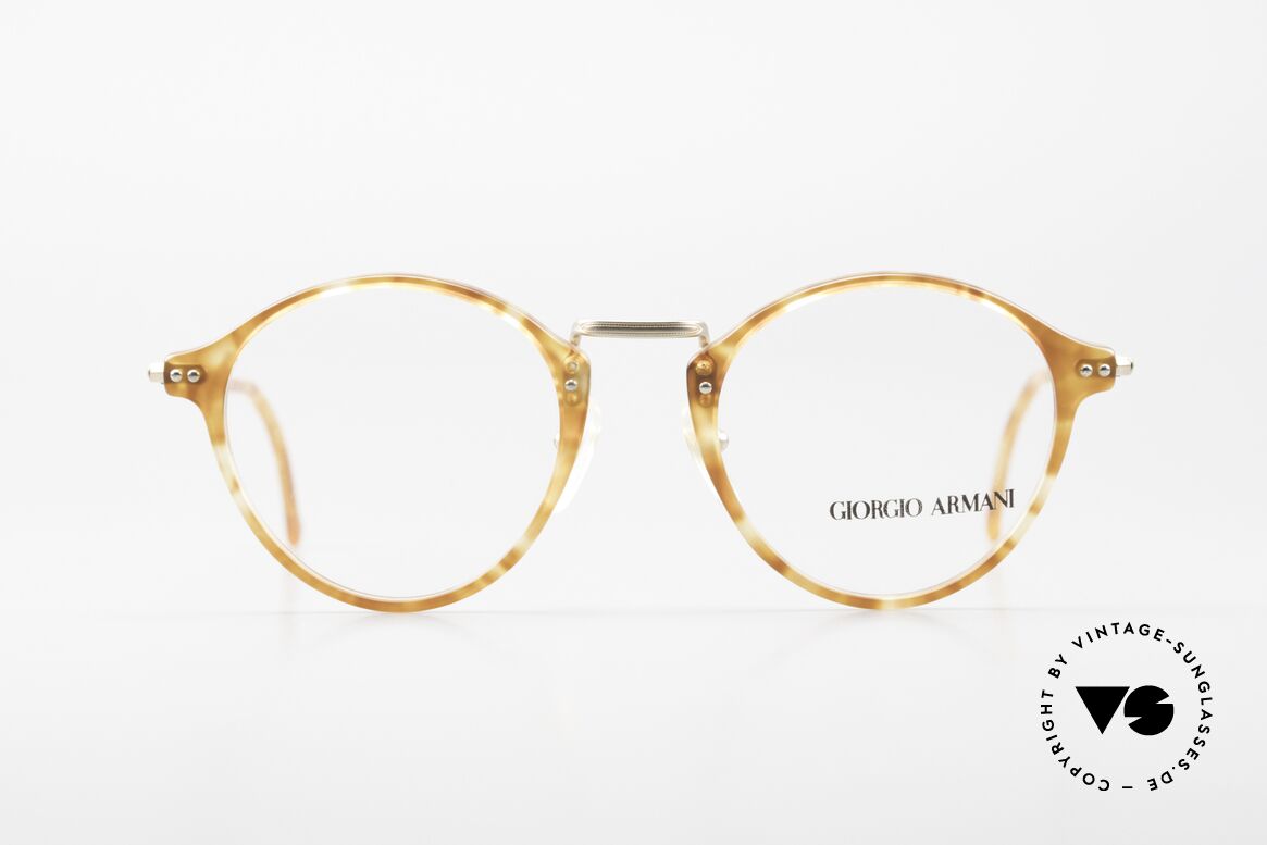 Giorgio Armani 360 90's Men's Eyeglasses Panto, timeless vintage Giorgio ARMANI designer eyeglasses, Made for Men