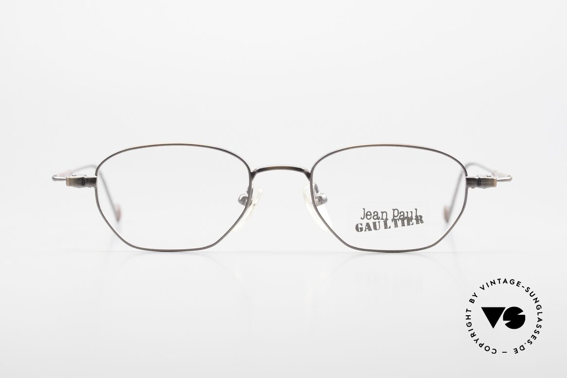 Jean Paul Gaultier 55-8107 90's Vintage Frame Sun Clip On, Size: large, Made for Men and Women