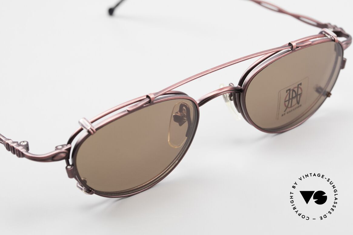Jean Paul Gaultier 57-0006 Rare Vintage Frame 90's Clip On, unworn rarity (like all our vintage designer eyewear), Made for Men and Women