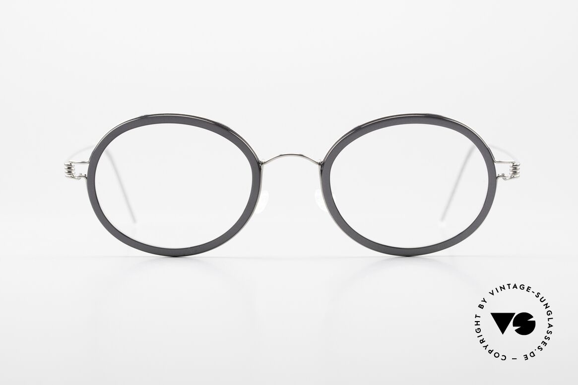 Lindberg Arthur Air Titan Rim Oval Titan Glasses Acetate, mod. Arthur in size 47-21, temple length 145, col. P10, Made for Men and Women