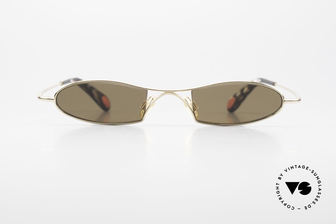 Bugatti 346 Odotype Flat Designer Sunglasses, distinctive design of the ODOTYPE SERIES, Made for Men and Women