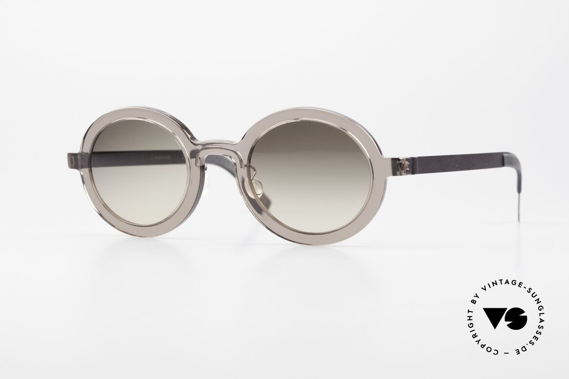 Lindberg 8570 Acetanium Round Oval Sunglasses Unisex, LINDBERG Acetanium sunglasses; in size 46-23, 135, Made for Men and Women