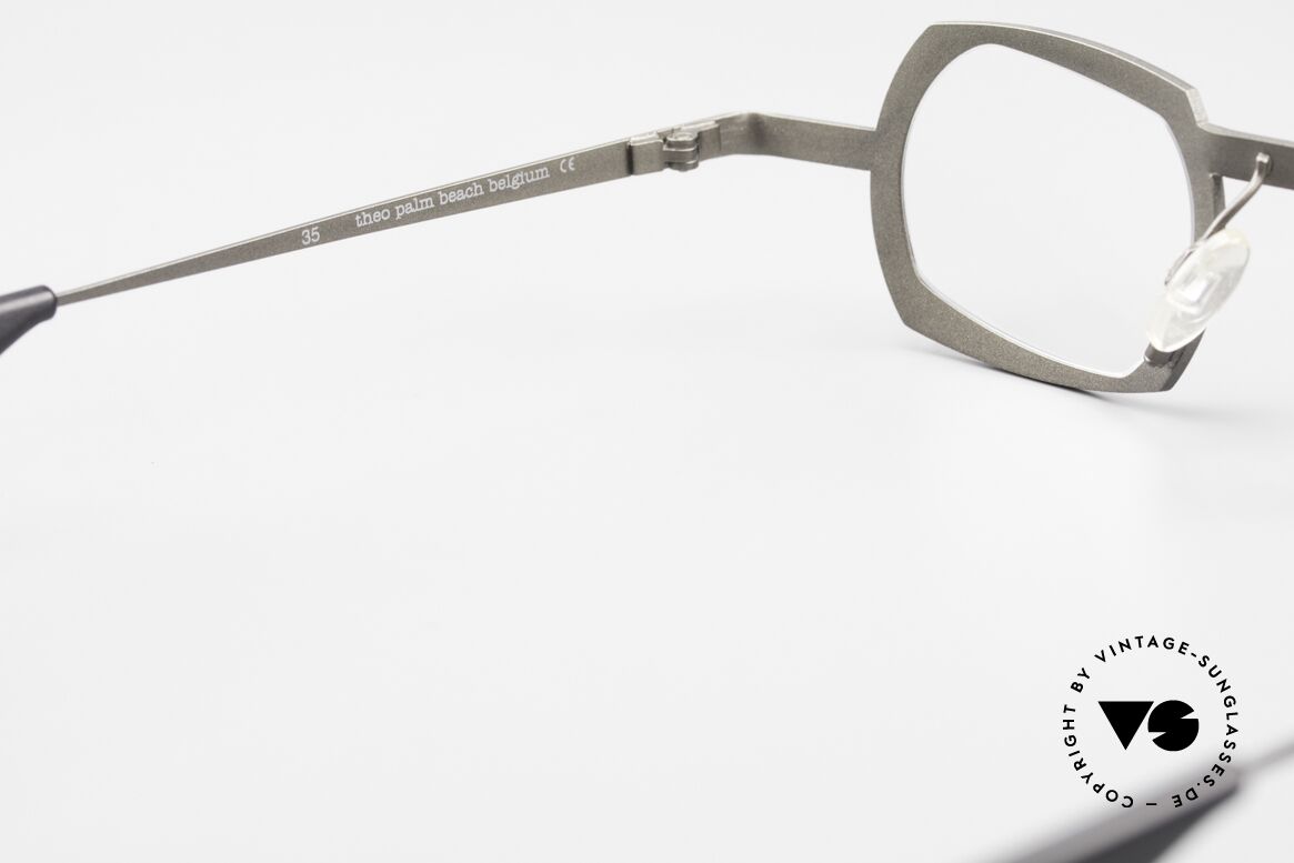 Theo Belgium Palm Beach Women & Men Titanium Glasses, Size: medium, Made for Men and Women