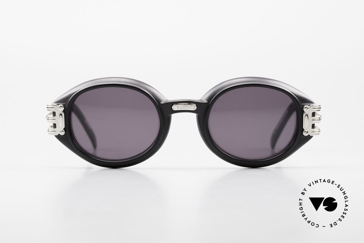 Jean Paul Gaultier 56-5203 Steampunk Sunglasses 1990's, rare vintage Jean Paul Gaultier sunglasses from 1995, Made for Men and Women