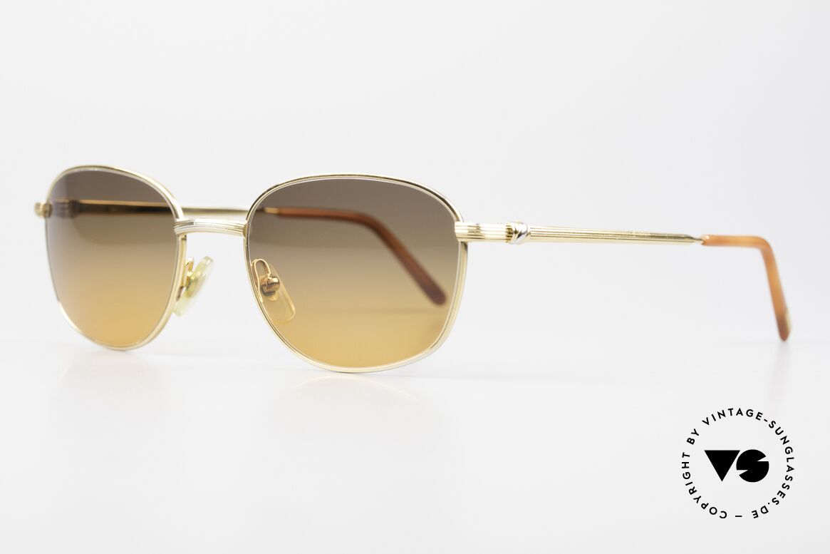 Cartier Segur Timeless Luxury Sunglasses 90's, 2. hand, but in very good condition incl. CHANEL case, Made for Men and Women