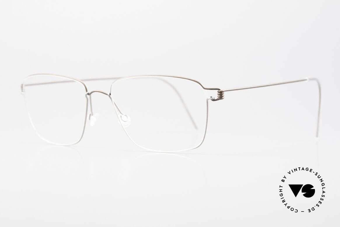 Lindberg Nicholas Air Titan Rim High-End Titanium Frame, simply timeless, stylish & innovative: grade 'vintage', Made for Men