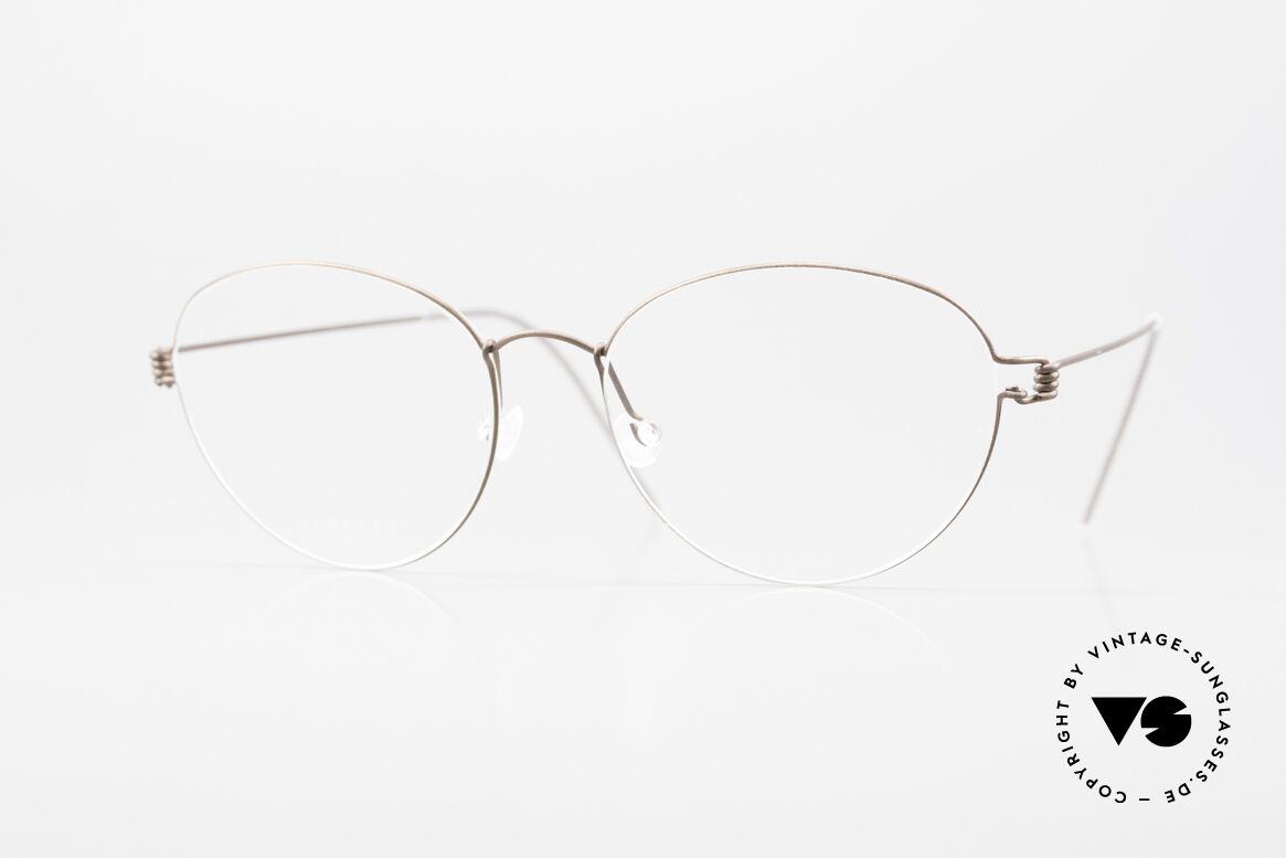 Lindberg Moar Air Titan Rim Ladies Eyeglasses Panto Style, LINDBERG women's glasses; Air Titanium Rim series, Made for Women