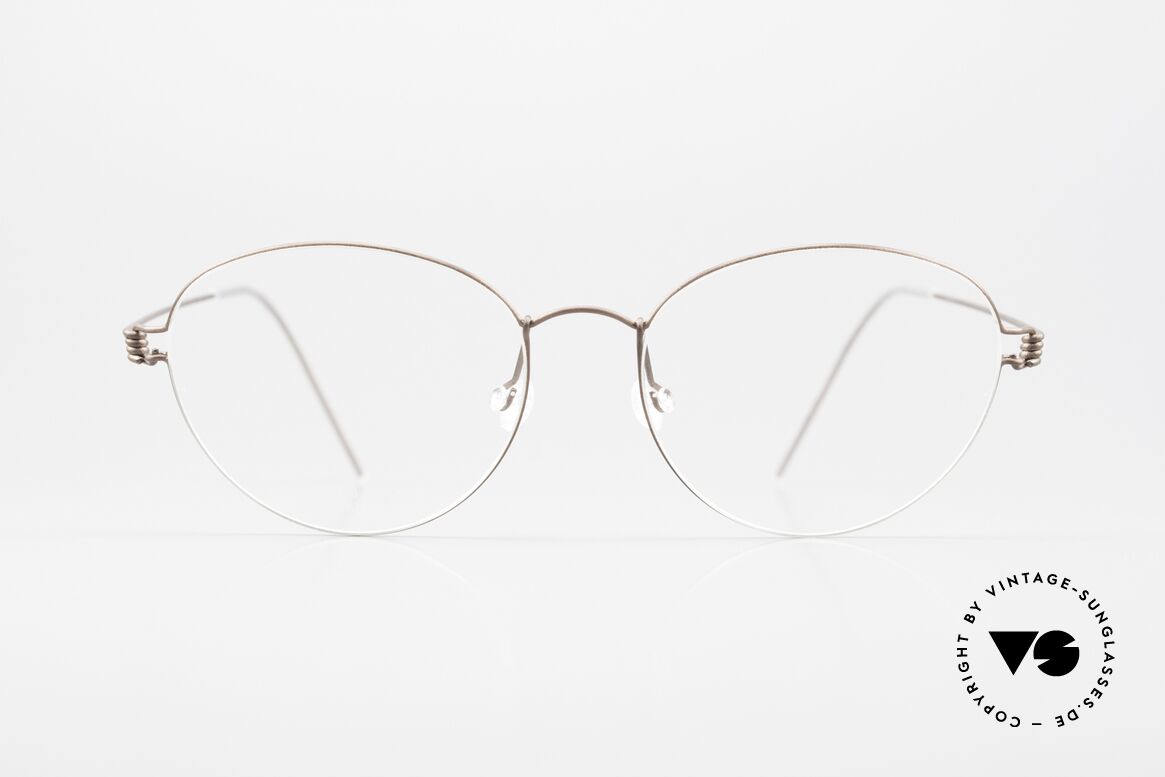 Lindberg Moar Air Titan Rim Ladies Eyeglasses Panto Style, model MOAR in size 50-16; true designer eyeglasses, Made for Women