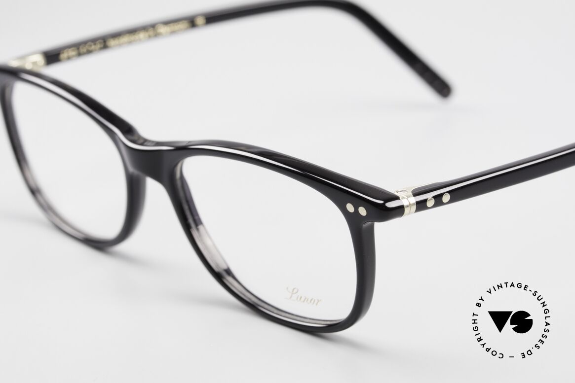 Lunor A5 600 Classic Women's Glasses Acetate, A5 Model 600, col. 01, size 49-15, 140 = a true CLASSIC!, Made for Women