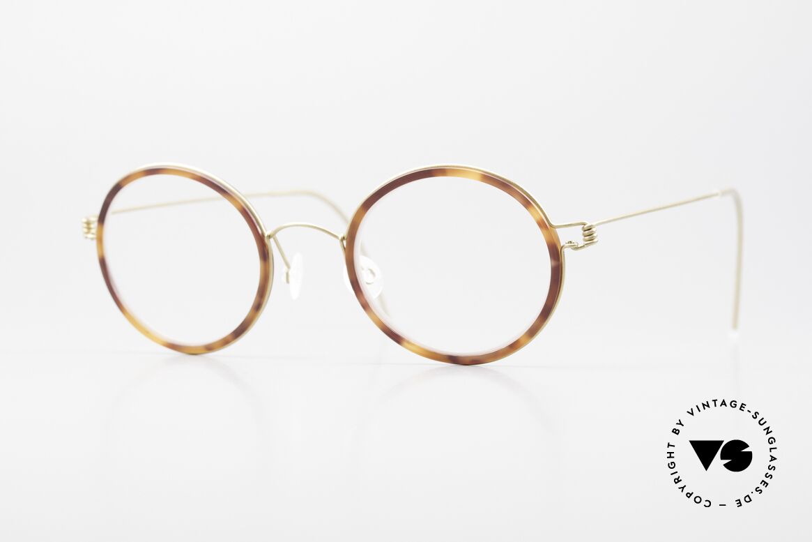 Lindberg Cameron 46 Air Titan Rim Round Glasses Women Men Titan, round glasses of the LINDBERG Air Titanium collection, Made for Men and Women