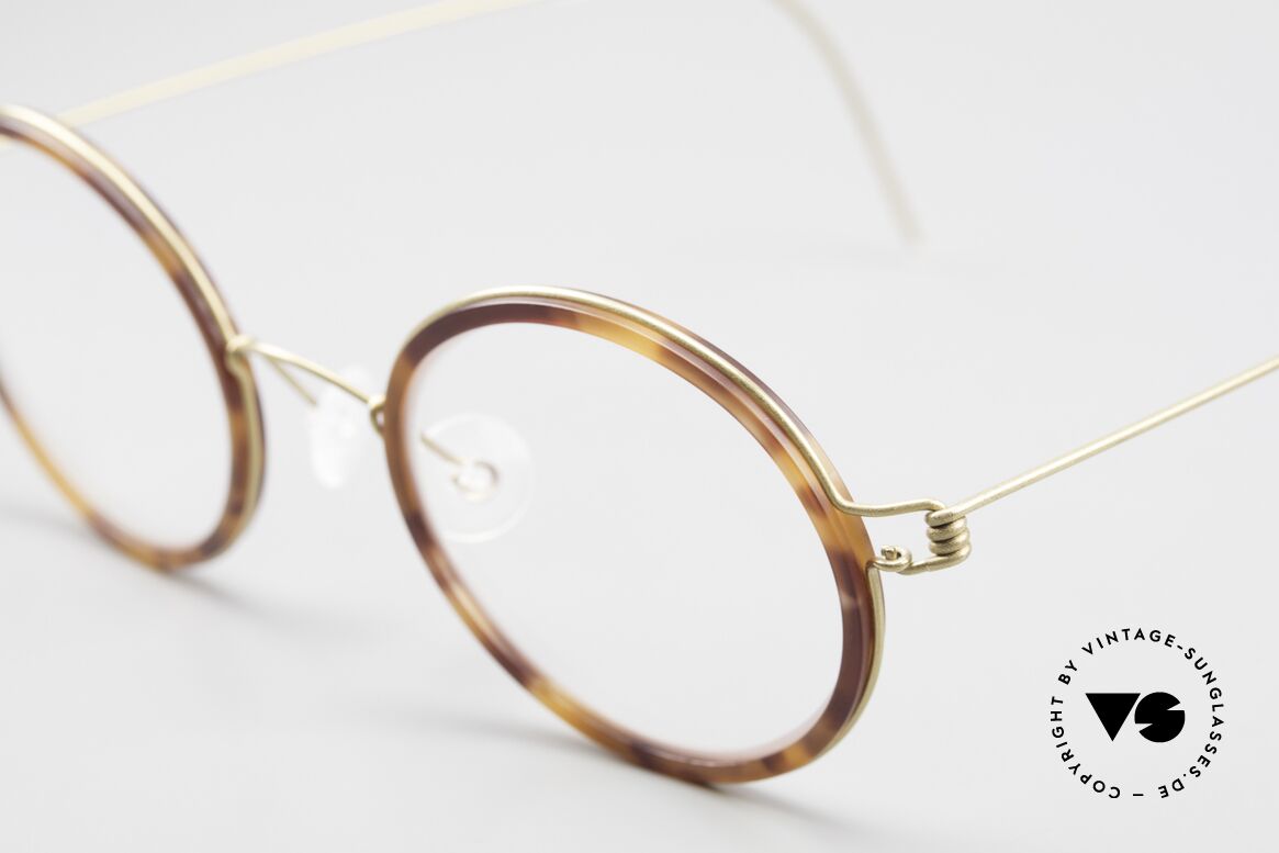 Lindberg Cameron 46 Air Titan Rim Round Glasses Women Men Titan, true designer eyeglasses for ladies and gents; timeless!, Made for Men and Women