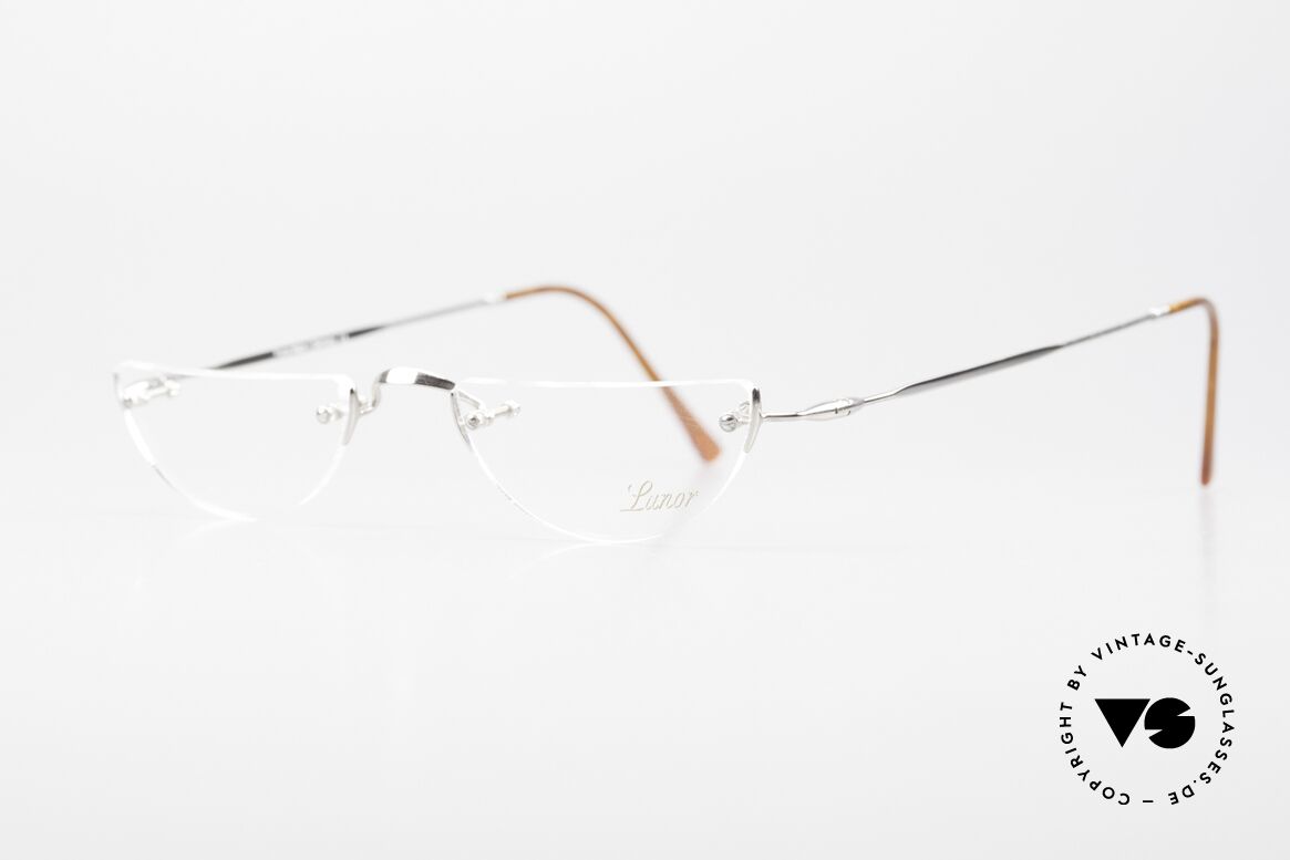 Lunor Hey 1 Classic Reading Rimless Reading Eyeglasses, unworn RARITY (for all lovers of quality) from app. 1999, Made for Men and Women