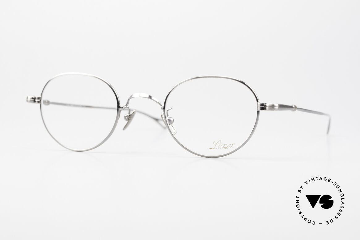 Lunor V 108 Metal Frame Antique Silver AS, LUNOR: honest craftsmanship with attention to details, Made for Men