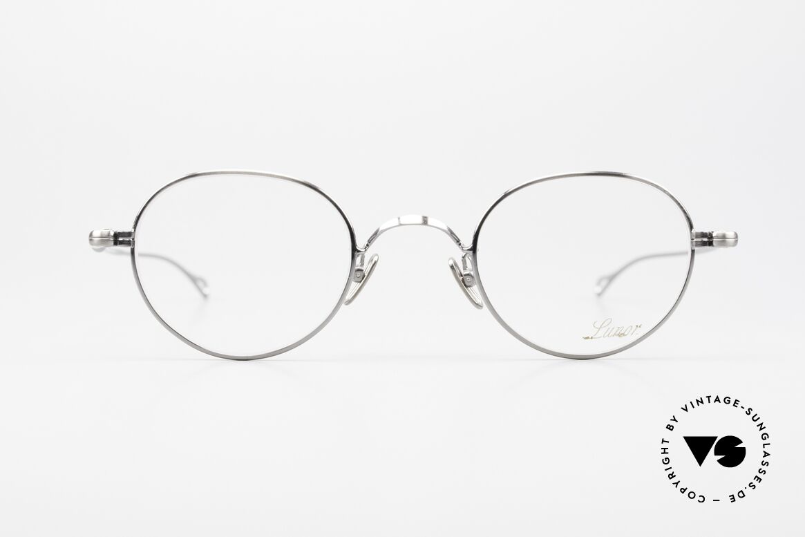 Lunor V 108 Metal Frame Antique Silver AS, without ostentatious logos (but in a timeless elegance), Made for Men