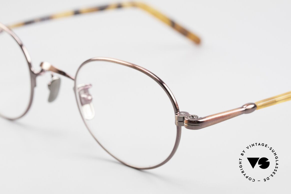 Lunor VA 108 Limited Edition Antique Bronze, model VA 108 = acetate-metal temples & titanium pads, Made for Men and Women