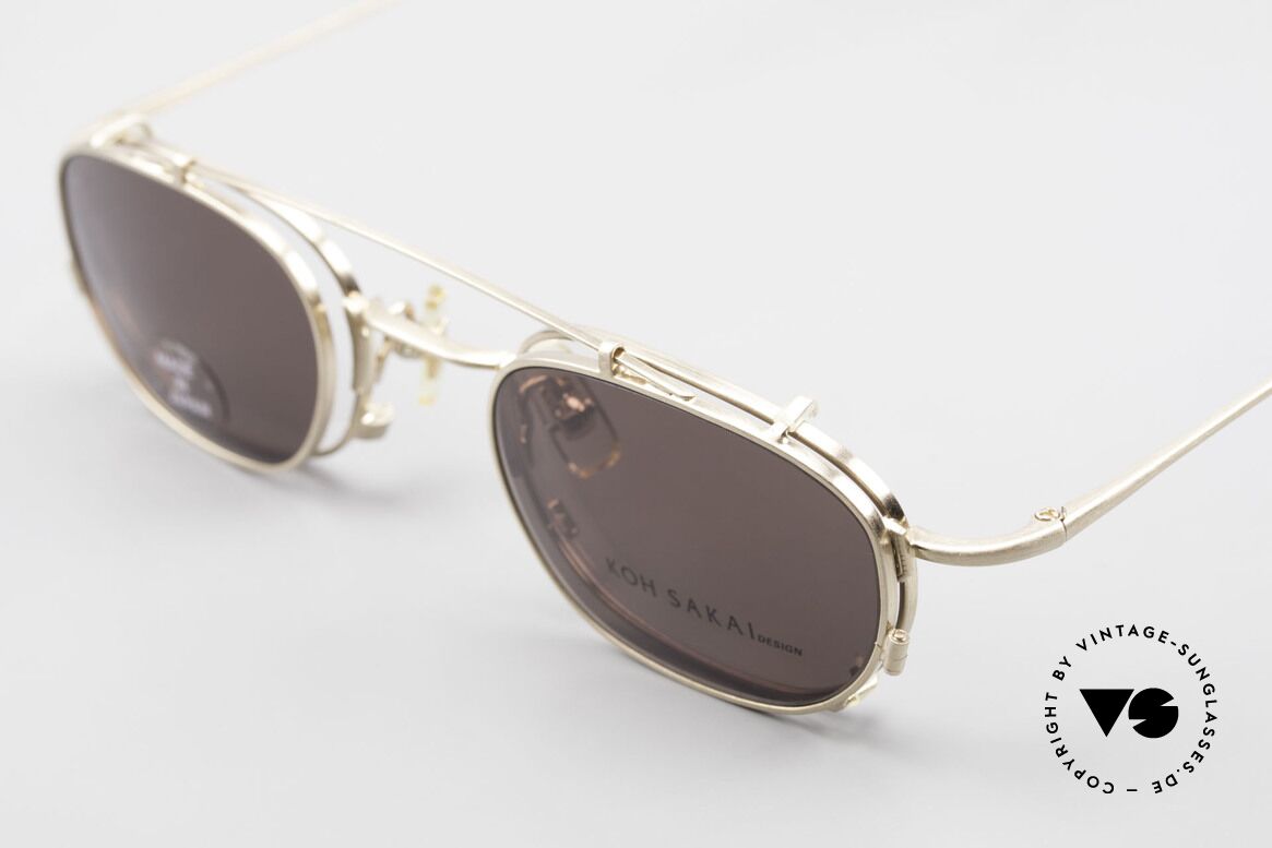 Koh Sakai KS9716 Clip On Frame Ladies & Gents, made in the same factory like Oliver Peoples & Eyevan, Made for Men and Women