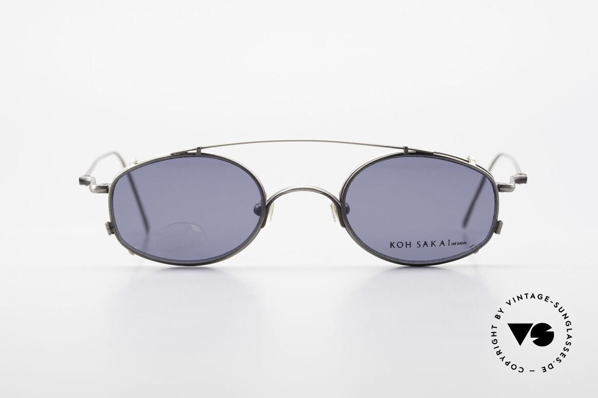 Koh Sakai KS9544 Clip On Frame Women And Men, size 44-22 with practical Clip-On (100% UV protection), Made for Men and Women