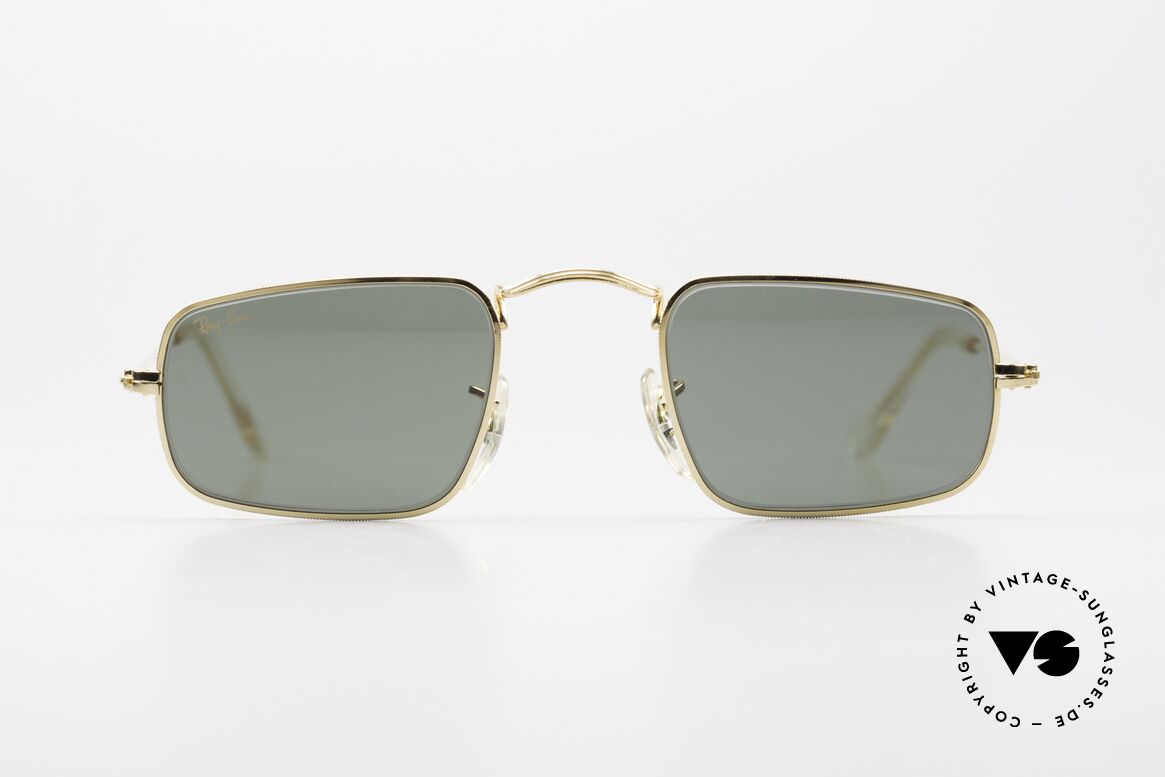Ray Ban Classic Style IV Square Frame Small B&L USA, SMALL, old sunglasses with G-15 mineral lenses, Made for Men and Women