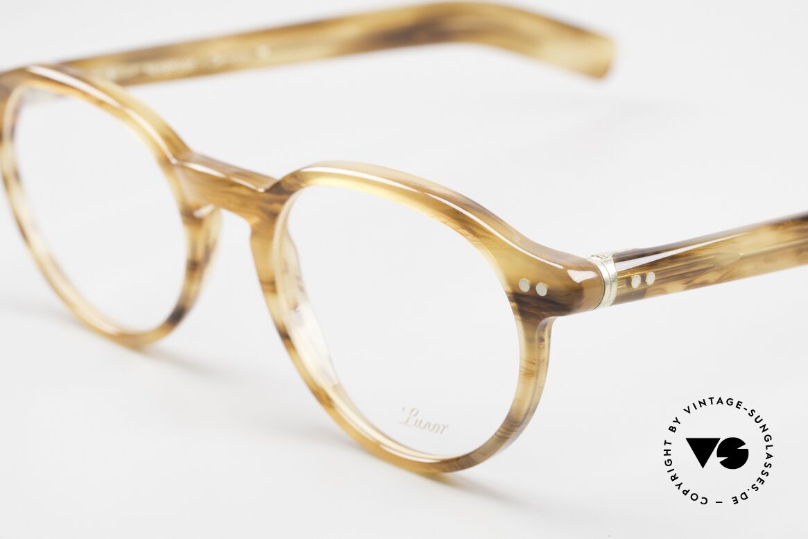 Lunor A6 249 Acetate Collection Panto Frame, A6 Model 249, color 03, size 51-18, 145 = unisex model, Made for Men and Women
