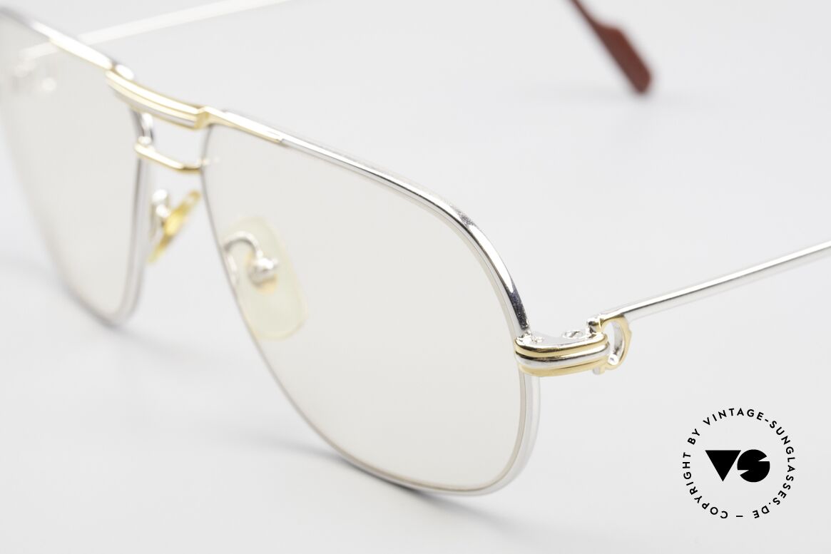 Cartier Tank - M Platinum Changeable Lenses, noble platinum edition from 1988; in M size 59°14, 140, Made for Men