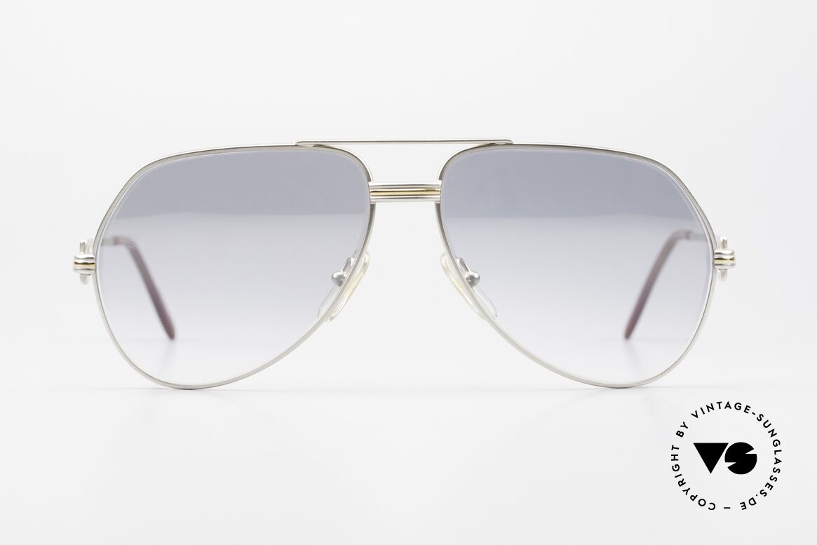 Cartier Vendome LC - M Palladium Mineral Persol Lenses, mod. "Vendome" was launched in 1983 & made till 1997, Made for Men