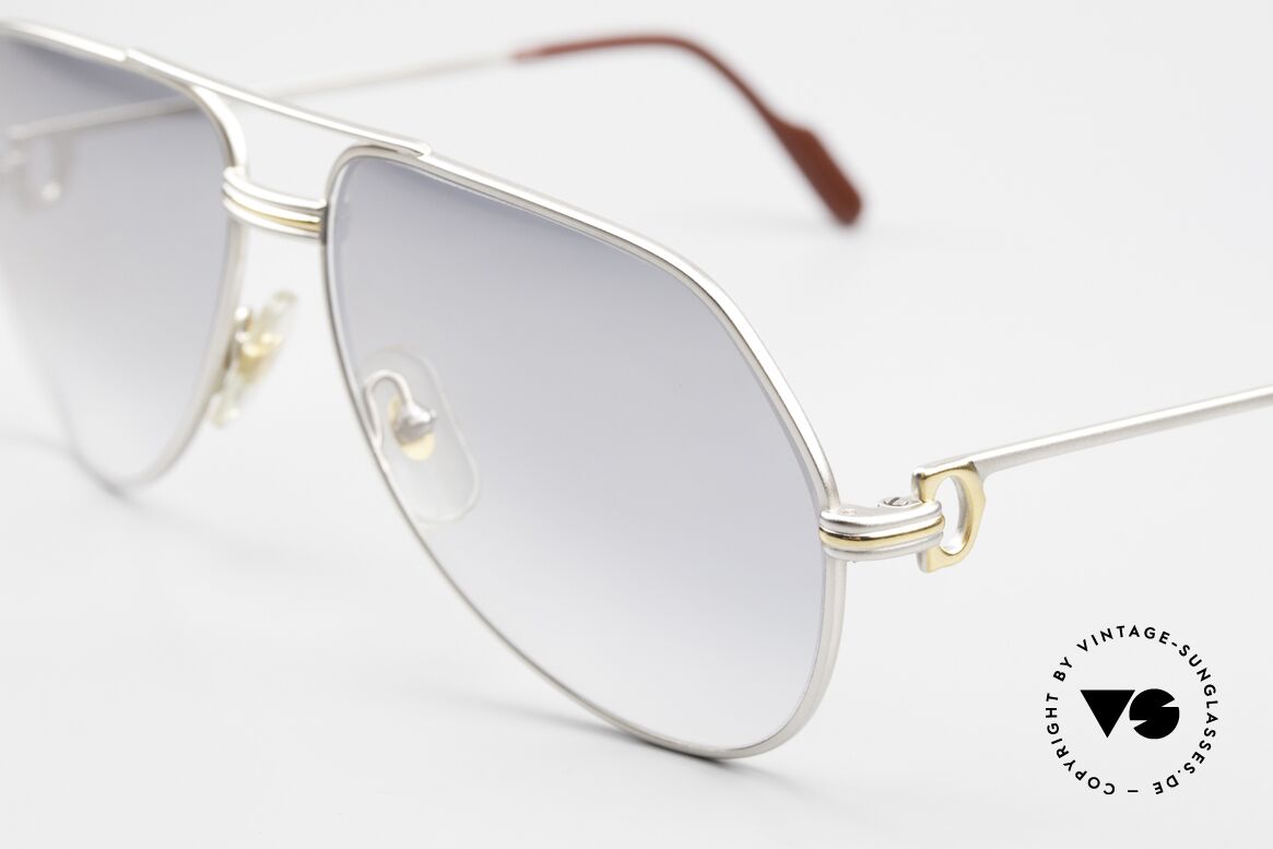 Cartier Vendome LC - M Palladium Mineral Persol Lenses, with high-end vintage mineral lenses by PERSOL RATTI, Made for Men