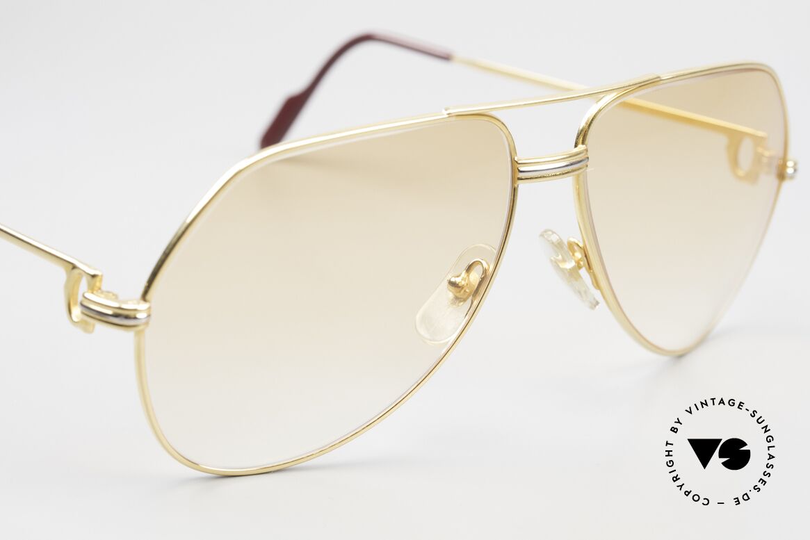 Cartier Vendome LC - L Orange Gradient Sun Lenses, true luxury accessory and single item, ONE OF A KIND!, Made for Men