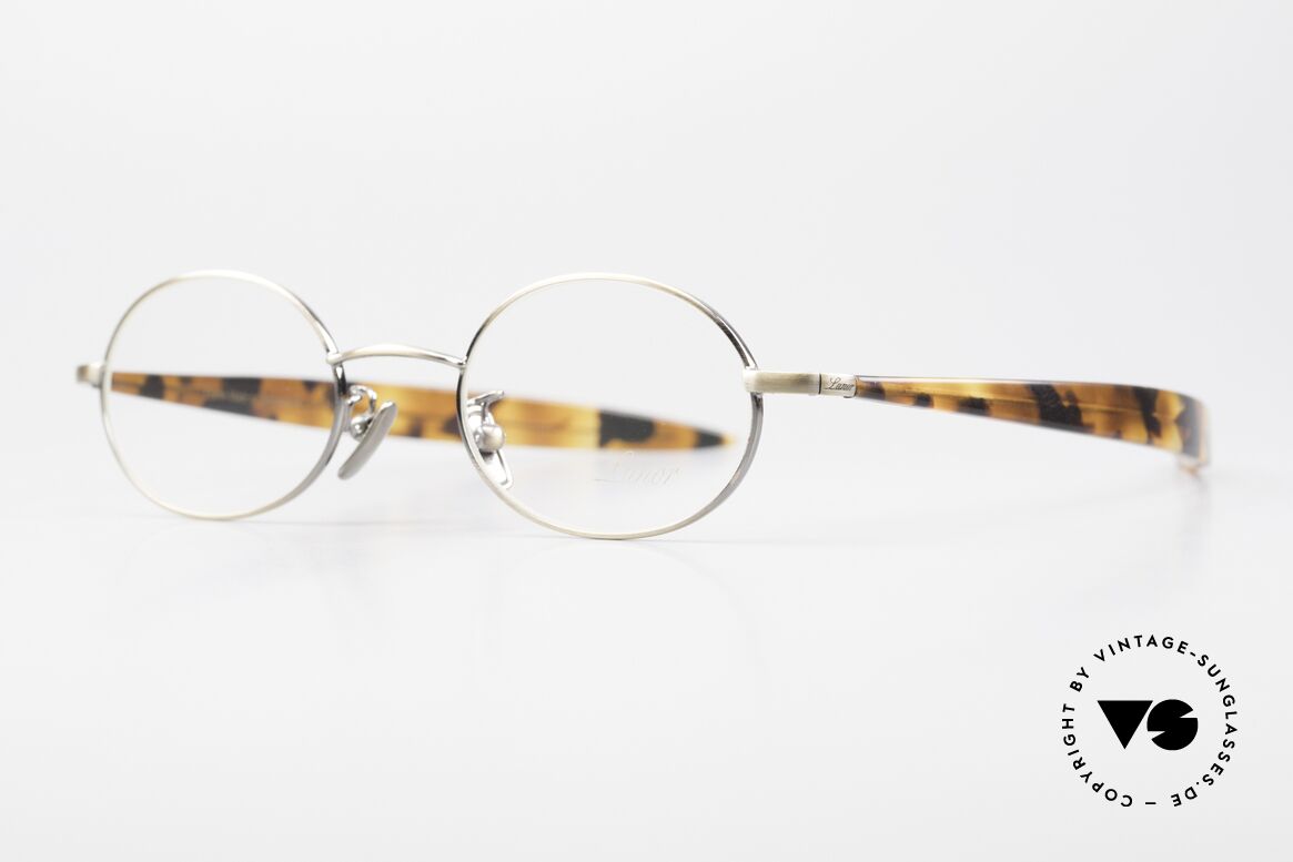 Lunor Cigar 532 AG Old Glasses Oval Antique Gold, lens width = 44mm, lens height = 32mm, bridge = 19mm, Made for Men and Women