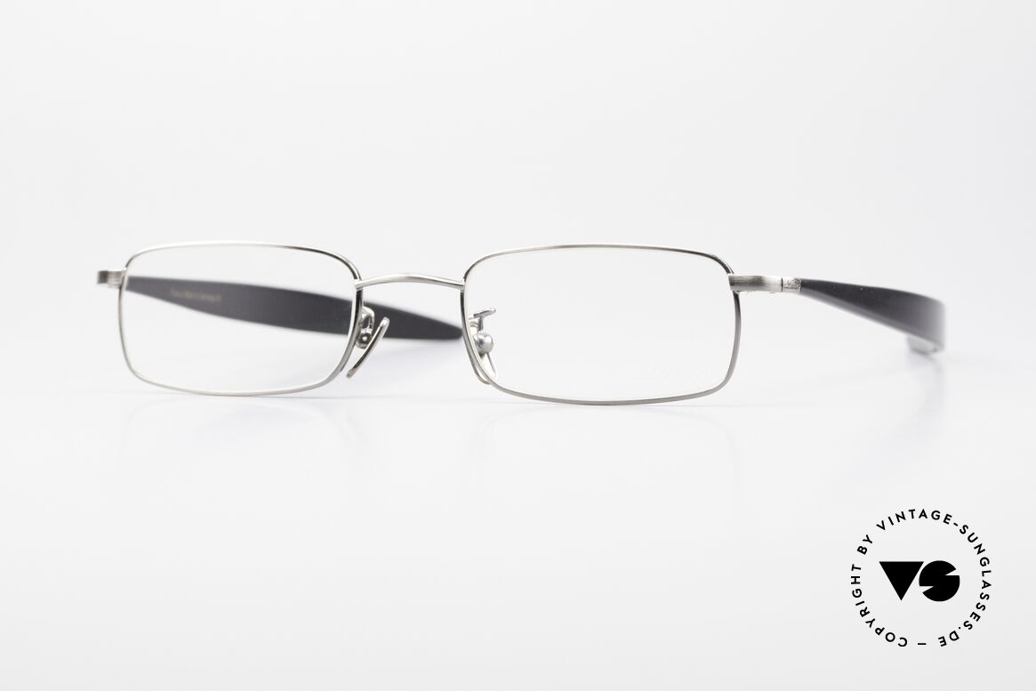 Lunor Cigar 533 AS Square Glasses Antique Silver, square LUNOR glasses of the vintage 'Cigar Collection', Made for Men and Women