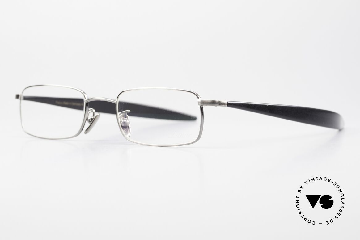 Lunor Cigar 533 AS Square Glasses Antique Silver, lens width: 48,5mm, lens height: 27mm & bridge: 20mm, Made for Men and Women