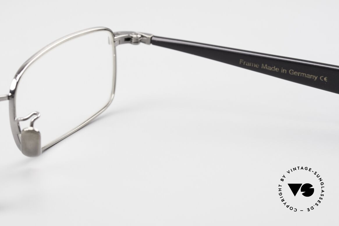 Lunor Cigar 533 AS Square Glasses Antique Silver, Size: medium, Made for Men and Women