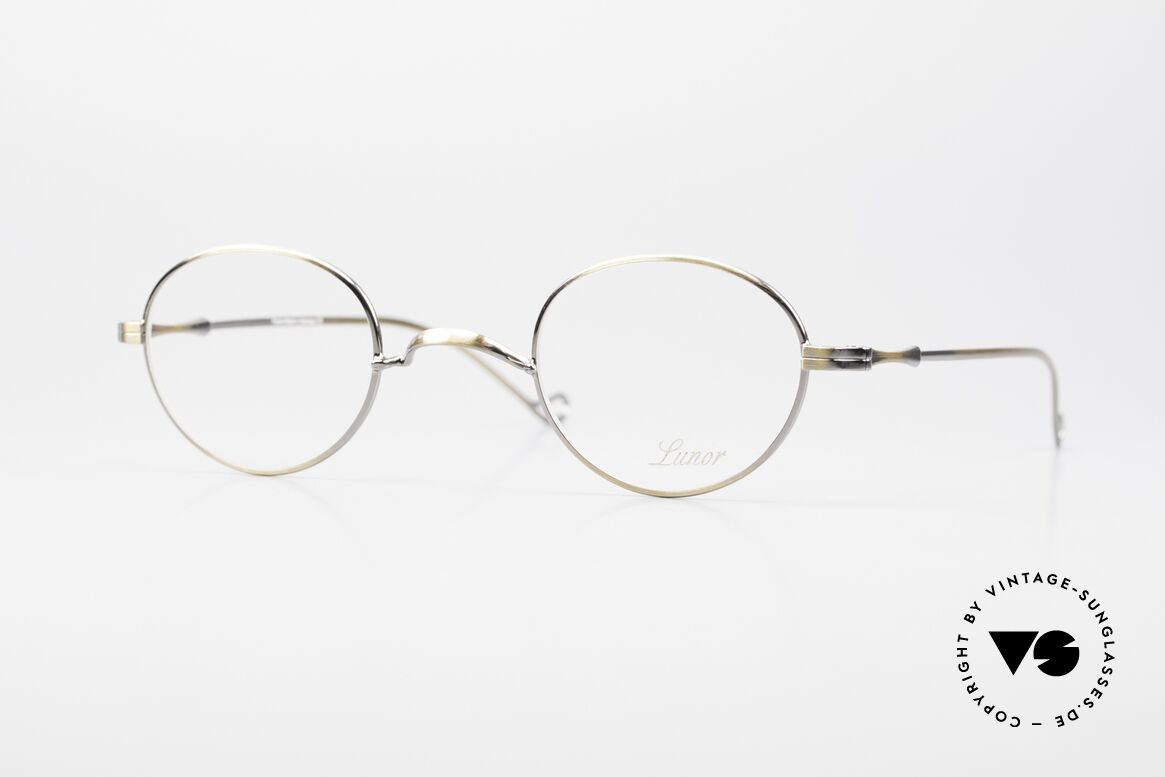 Lunor II 21 Metal Frame For Women & Men, round Lunor glasses for ladies and gentlemen similarly, Made for Men and Women