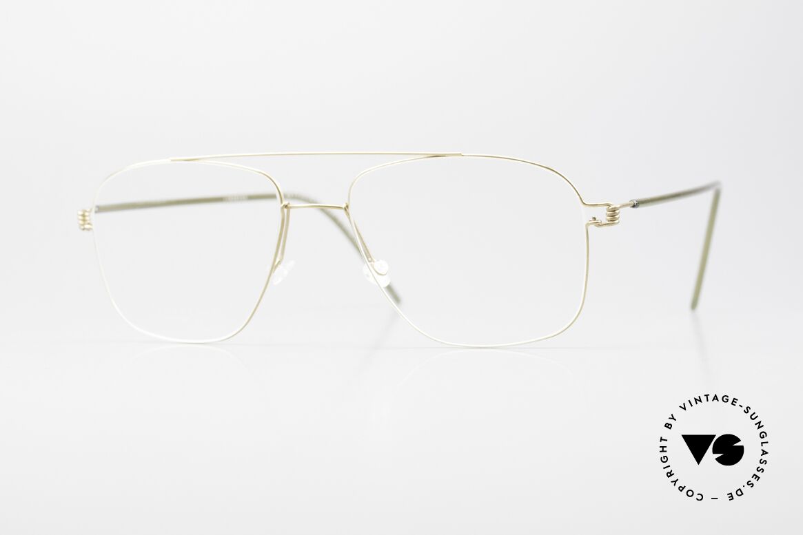 Lindberg Mikkel Air Titan Rim Men's Glasses Square Aviator, men's glasses by Lindberg of the Air Titanium series, Made for Men