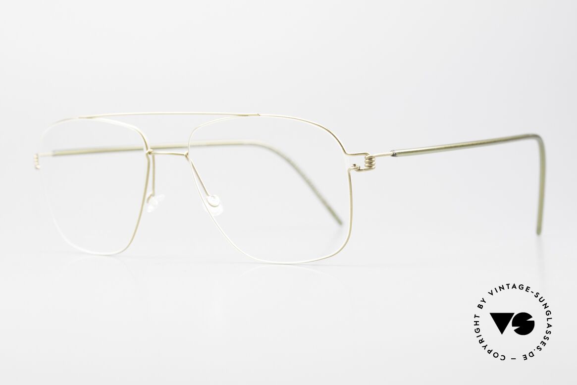 Lindberg Mikkel Air Titan Rim Men's Glasses Square Aviator, striking designer eyeglasses: "square aviator style"!, Made for Men