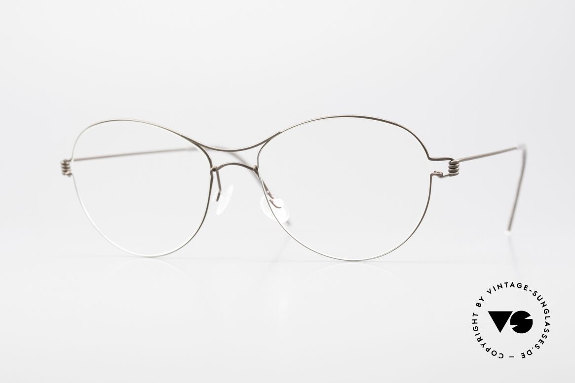 Lindberg Marlene Air Titan Rim Ladies Eyeglasses Titanium, LINDBERG Air Titanium Rim eyeglasses in size 53-16, Made for Women