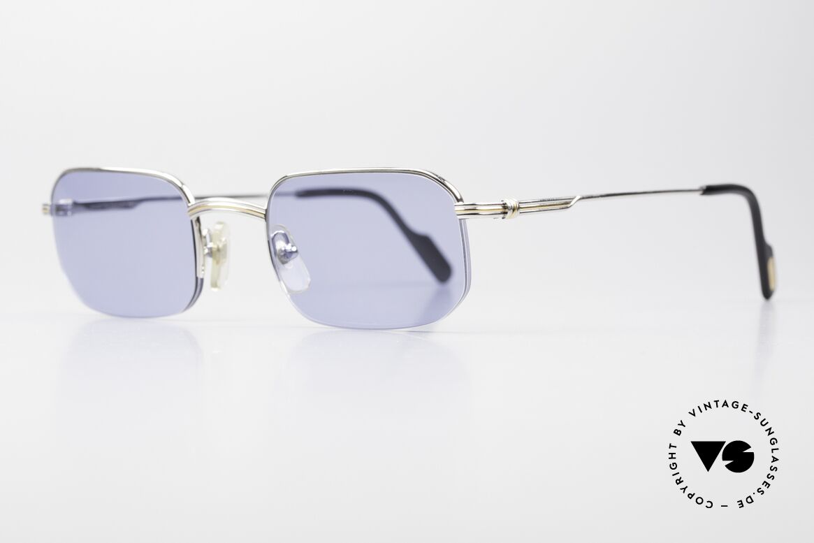 Cartier Broadway Semi Rimless Platinum Frame, costly 'Platine Edition' (frame with platinum finish), Made for Men