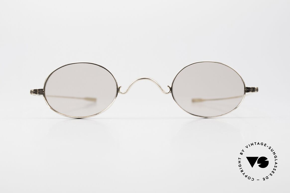 Schubert Antik Museums Glasses 100 Years Old, an approx. 100 years old antique; GOLD-PLATED!, Made for Men and Women