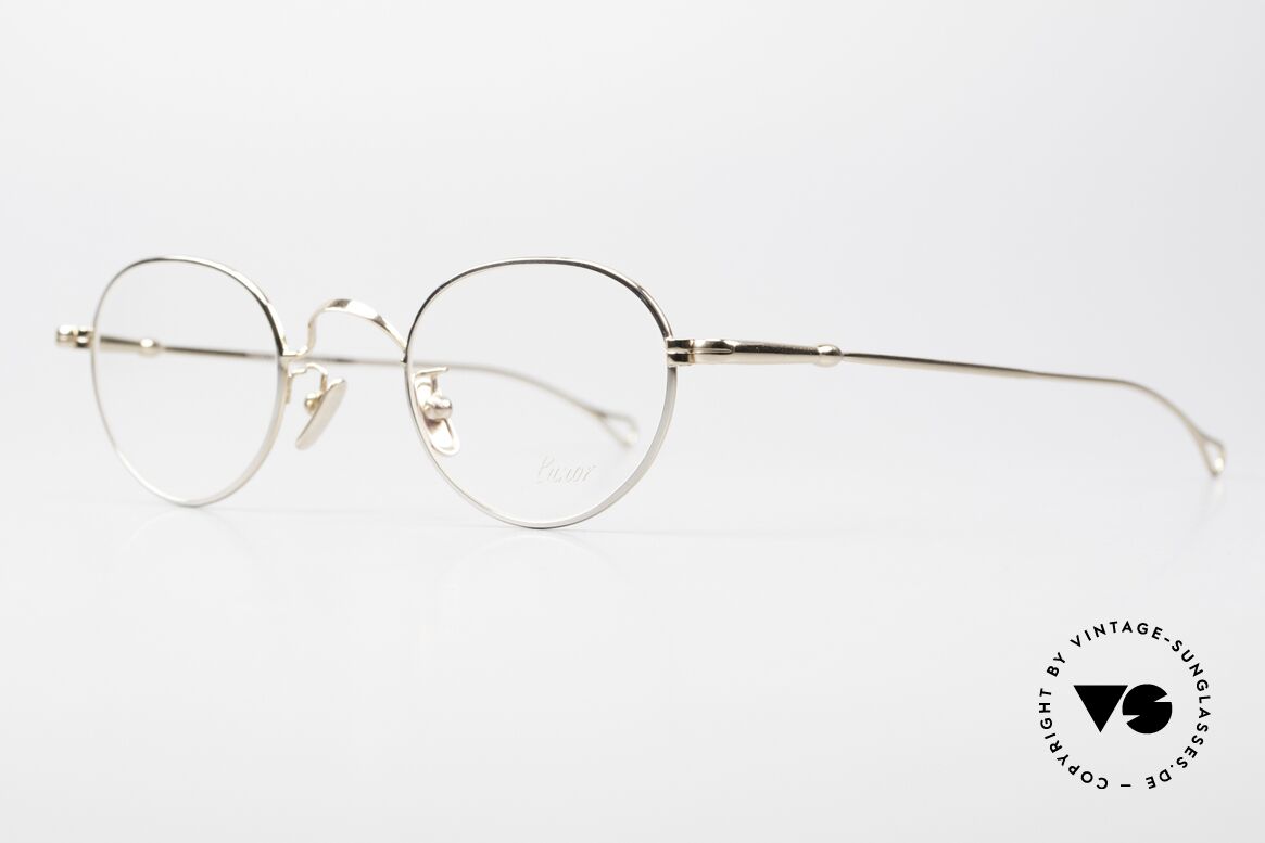 Lunor V 107 Round Panto Frame Bicolor BC, without ostentatious logos (but in a timeless elegance), Made for Men and Women