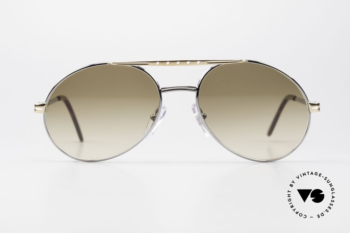 Bugatti 02926 Men's Sunglasses 1980's Large, made around 1985 in France (1st class spring hinges), Made for Men