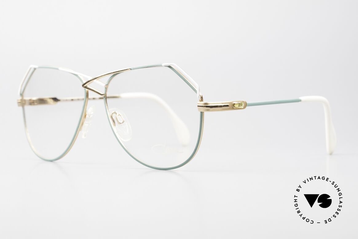 Cazal 229 West Germany Vintage Brille, great vintage color concept - not seen nowadays, Made for Women