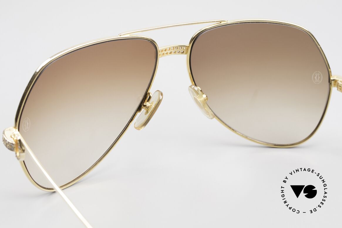 Cartier Grand Pavage Jewel Sunglasses Solid Gold, Size: large, Made for Men